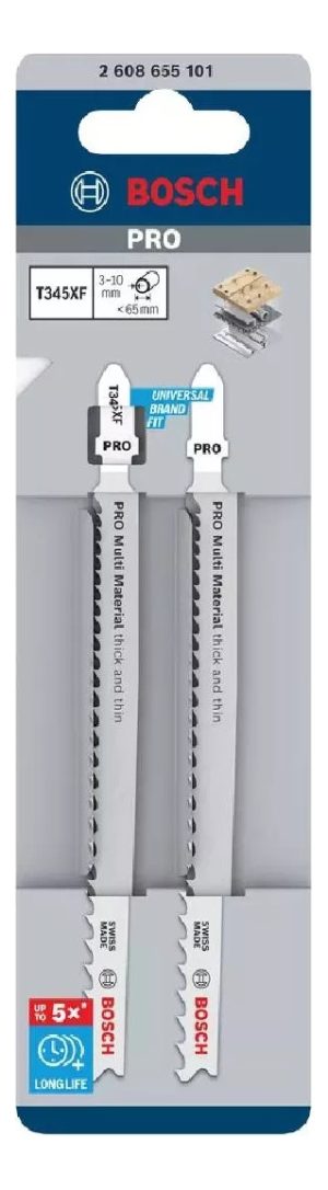 Hoja De Calar T345xf Progressor For Wood + Metal X2u Bosch