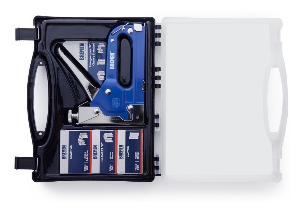 Engrampadora Clavadora 3 En 1 Metalica Bremen Valija 6661 Tr - Imagen 3