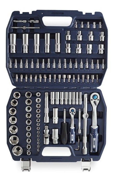 Juego Llave Tubo Bocallaves Bremen 1/2-1/4 Mm 110 Pzs Trader