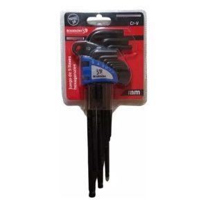 Juego Llaves Allen Biassoni 9 Piezas 997708 De 1,5 A 10mm