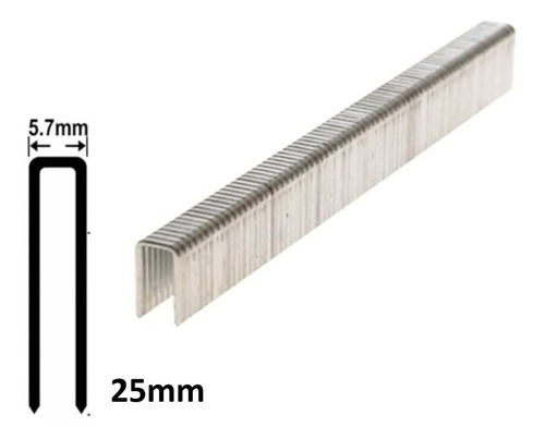 3000 Grampas Clavadora Neumatica Ga18 25mm Total Amx Hamilto - Imagen 10