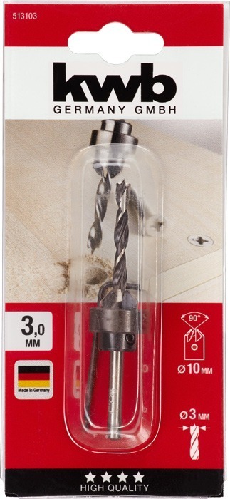 Mecha Avellanadora Kwb 3mm