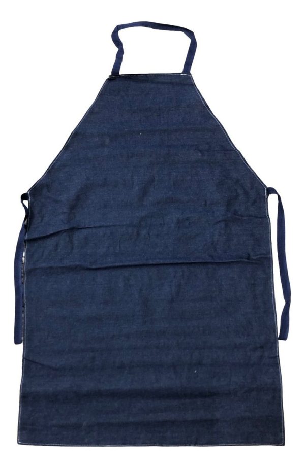 Delantal 90cm Largo 59 De Ancho Azul Liso Trader