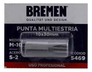 Punta Multiestria M10 Bremen Acero S2 5469