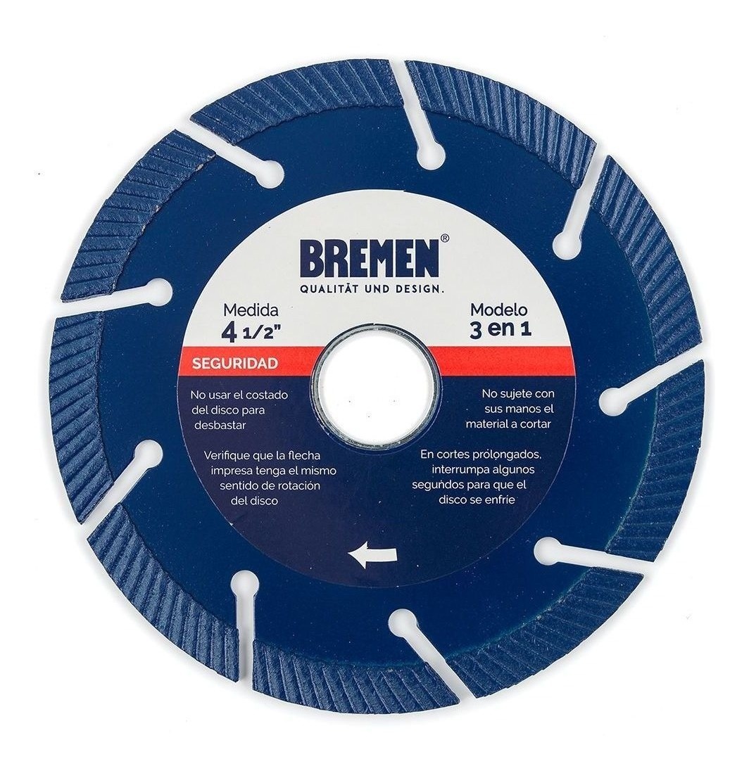 Disco Diam. Bremen(R) 4- 1/2 3 En 1