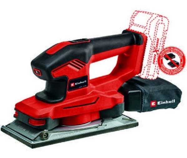 Lijadora Orbital Inalambrica Einhell Te-os 18/230 Li Solo Color Rojo Frecuencia 50hz