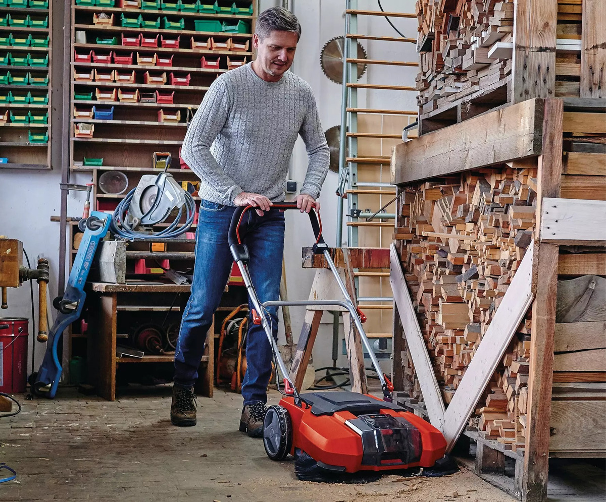 Combo Barredora Doble Cepillo Inalambrica Bateria De 4 Ah - Imagen 11