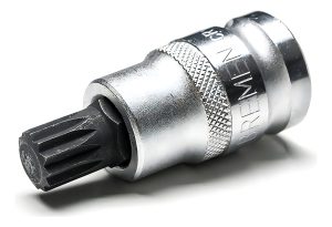 Tubo Bocallave Con Punta Multiestria M8 55mm 1/2 Bremen 3858