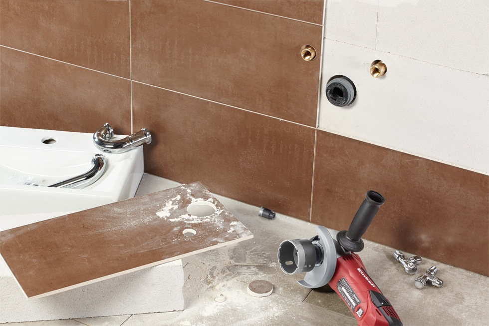 Sierra Copa Corona Diamante 10mm M14 Amoladora Kwb 49500210 - Imagen 3