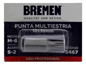 Punta Multiestria M6 Bremen Acero S2 5467