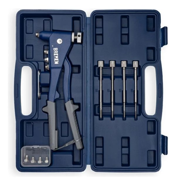 Remachadora Dual En Kit Pop Y Roscados Bremen 8185