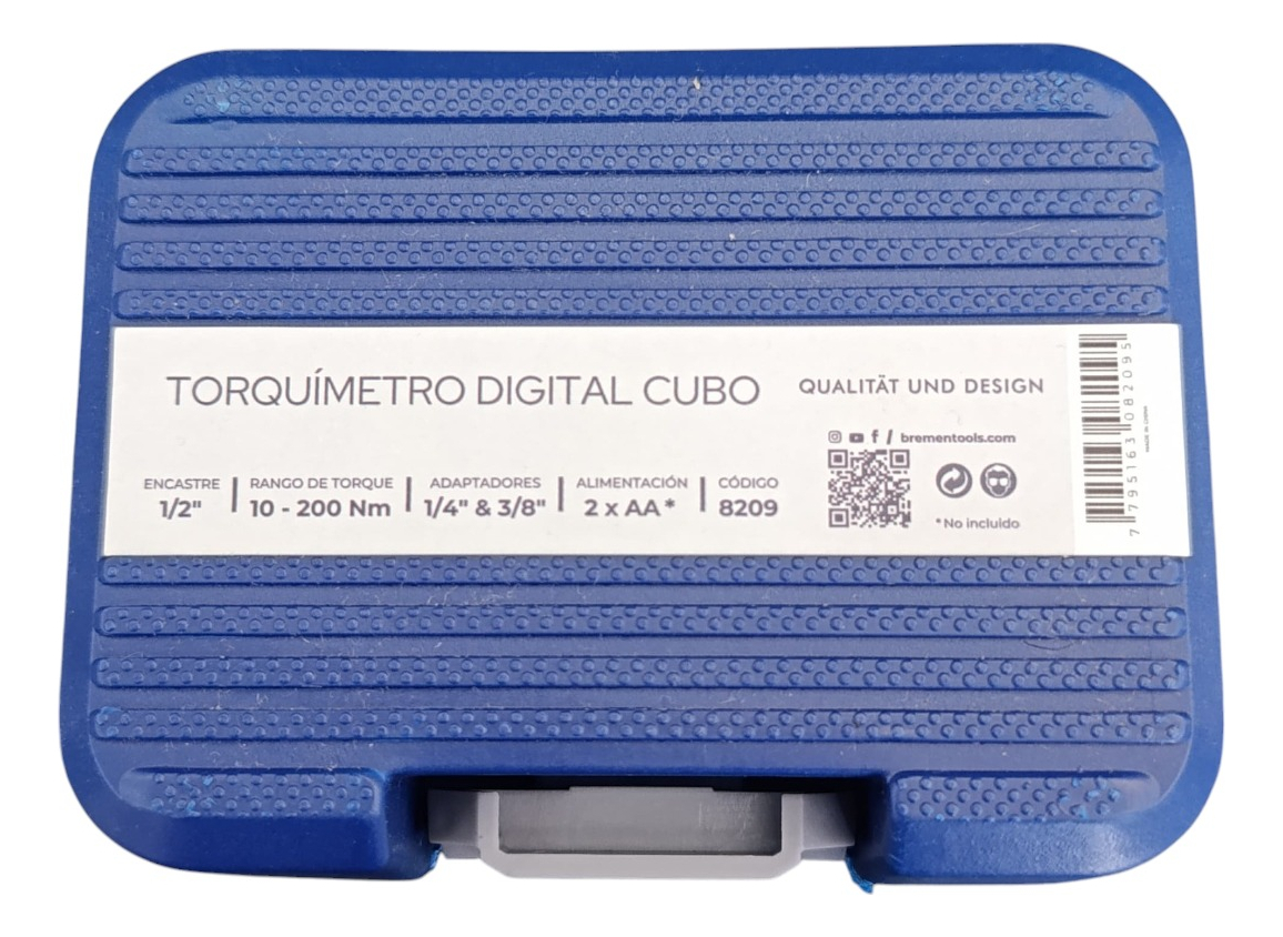 Torquimetro Digital Bremen 1/2 Cubo 10-200nm 1/4 3/8 8209 - Imagen 3