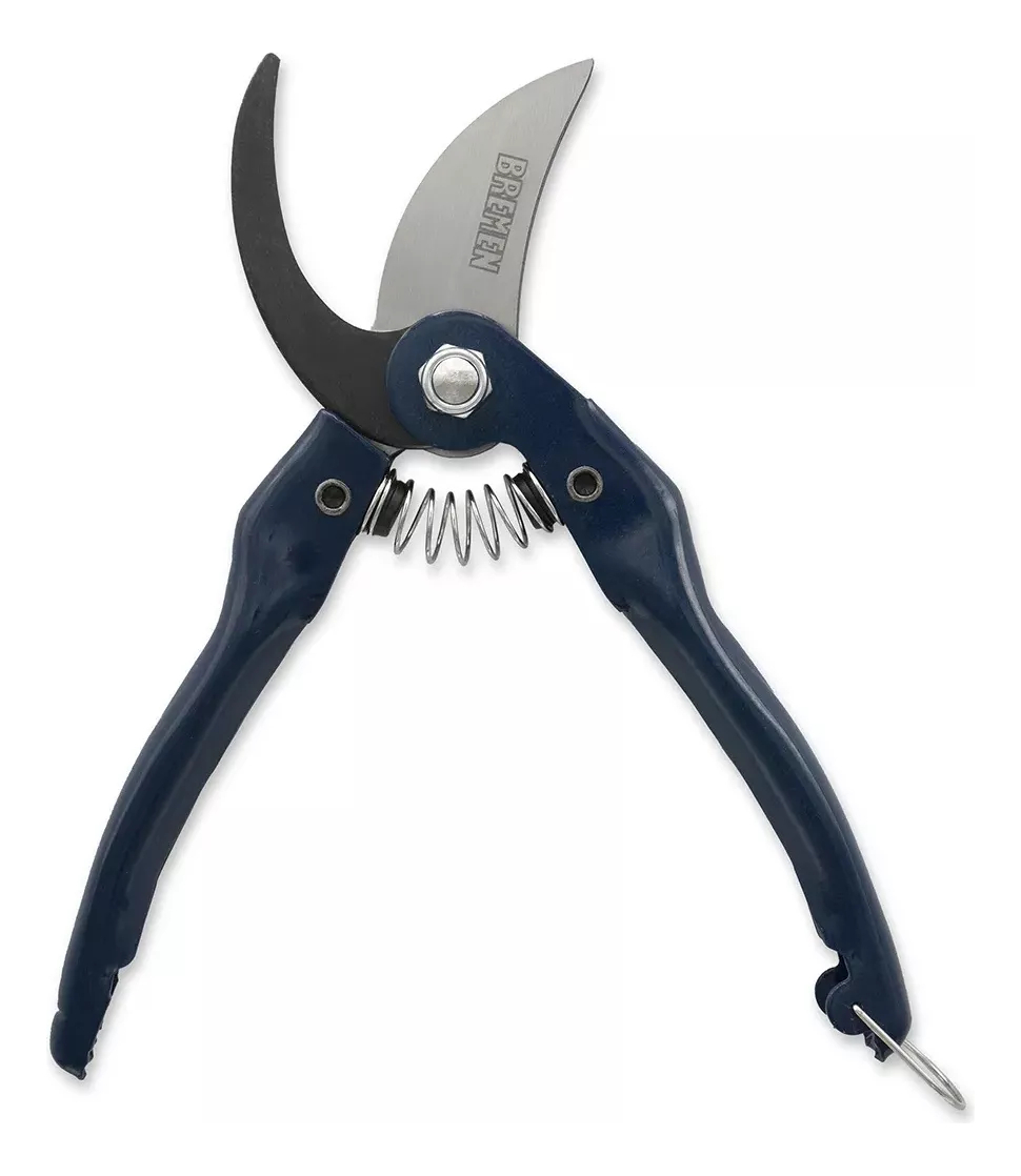Tijera Podar Jardin Mango Recto Bremen 9 Pulgadas 230mm Azul - Imagen 6