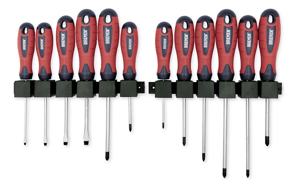 Kit Destornillador Bremen 12 Pz Phillips Plano 7801