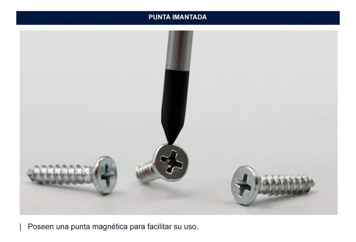 Kit Destornillador Bremen 12 Pz Phillips Plano 7801 - Imagen 5