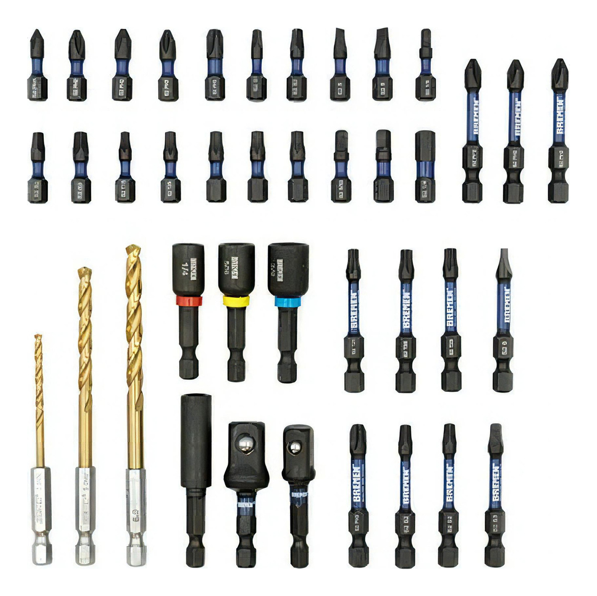 Juego Set Mechas Puntas Y Tubos De Impacto Bremen 7877 - Imagen 5