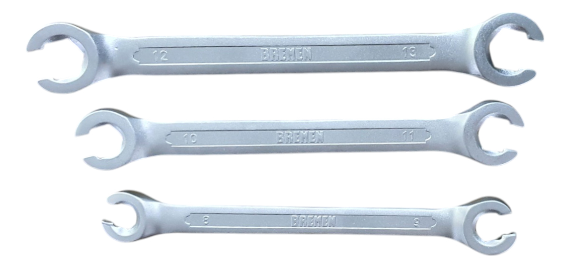 Juego De Llaves Boca Abierta Corona Caño Freno Bremen 8 A 13 - Imagen 3