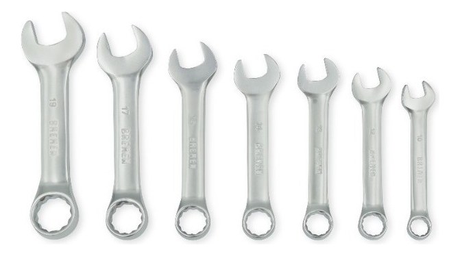 Set Llaves Combinadas Cortas Bremen 7pz 10 A 19 Mm 7778 - Imagen 2