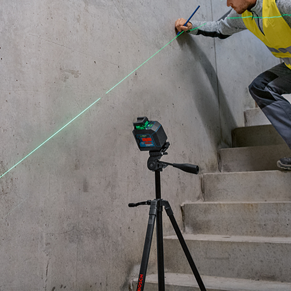 Nivel Laser Verde 360 Bosch Gll2-20 G + Pilas + Tripode - Imagen 5
