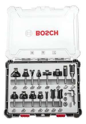 Fresas Bosch Set Mixto De 15 Unidades 1/4