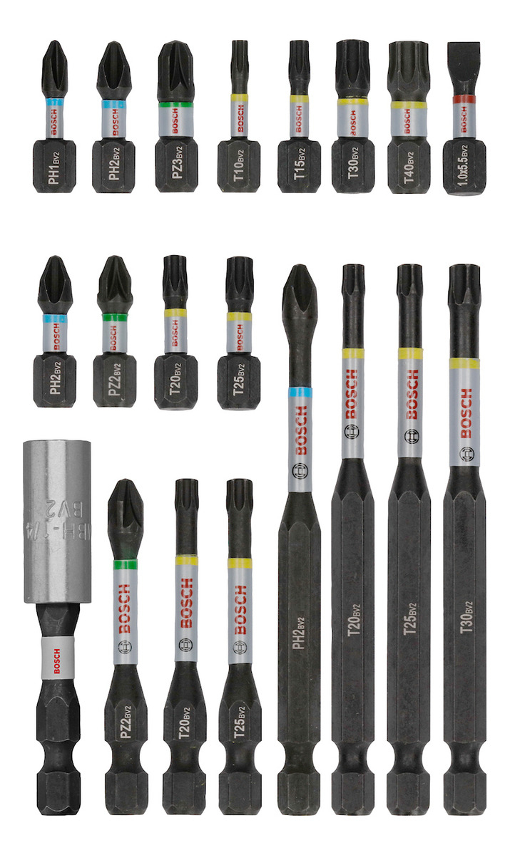 Kit De Puntas Pro Impact Pick+click 20 Pzas Bosch - Imagen 2