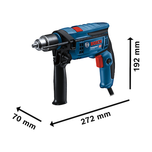 Taladro Percutor 750w Bosch Gsb 13 Re 3800 Rpm Maletin - Imagen 3