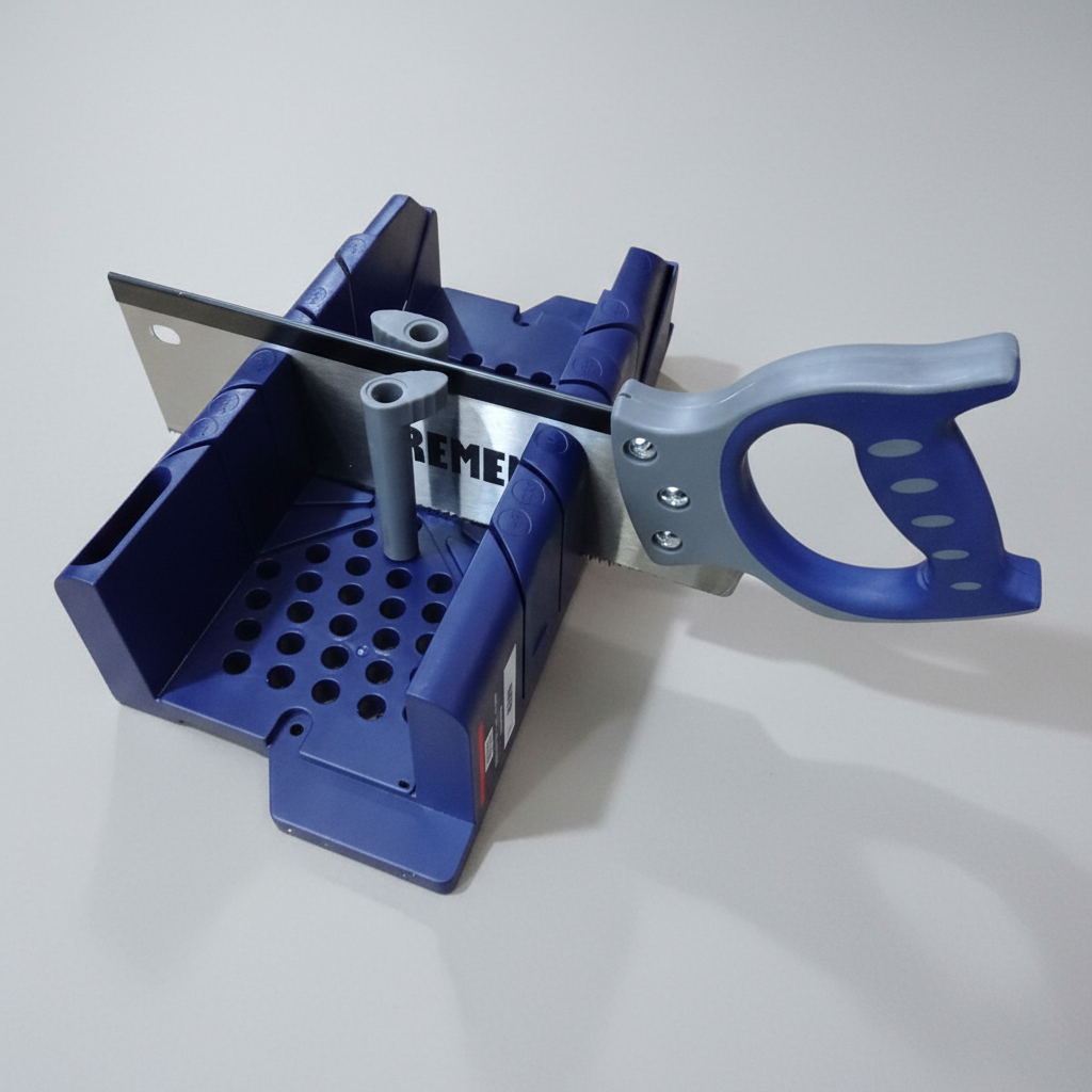 Caja Para Ingletes Topes Bremen Con Serrucho Costilla Trader - Imagen 6