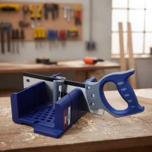 Caja Para Ingletes Topes Bremen Con Serrucho Costilla Trader