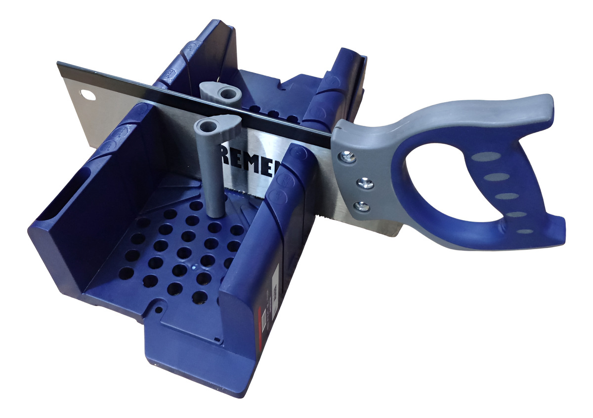 Caja Para Ingletes Topes Bremen Con Serrucho Costilla Trader - Imagen 2