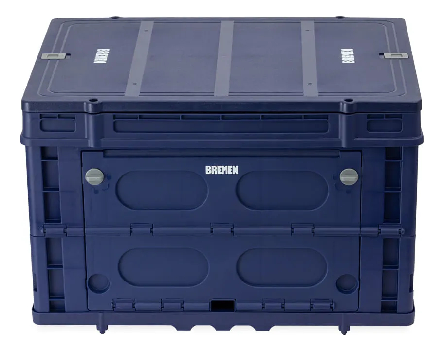 Cajon Plegable Con Tapa 30kg/62.5l Bremen 8636 Apilable