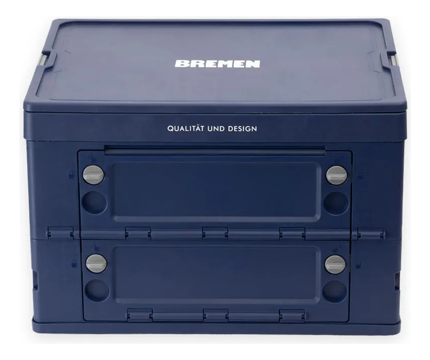 Cajon Plegable Con Tapa 20kg/47l Bremen 8636 Apilable