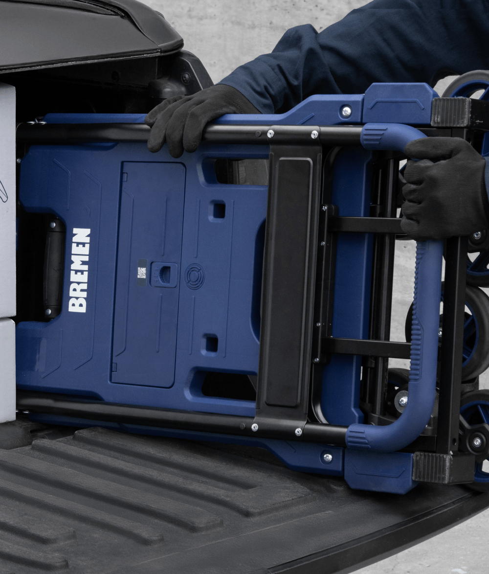 Carro Plegable Carga Horizontal Vertical 150kg Bremen 8640 - Imagen 9