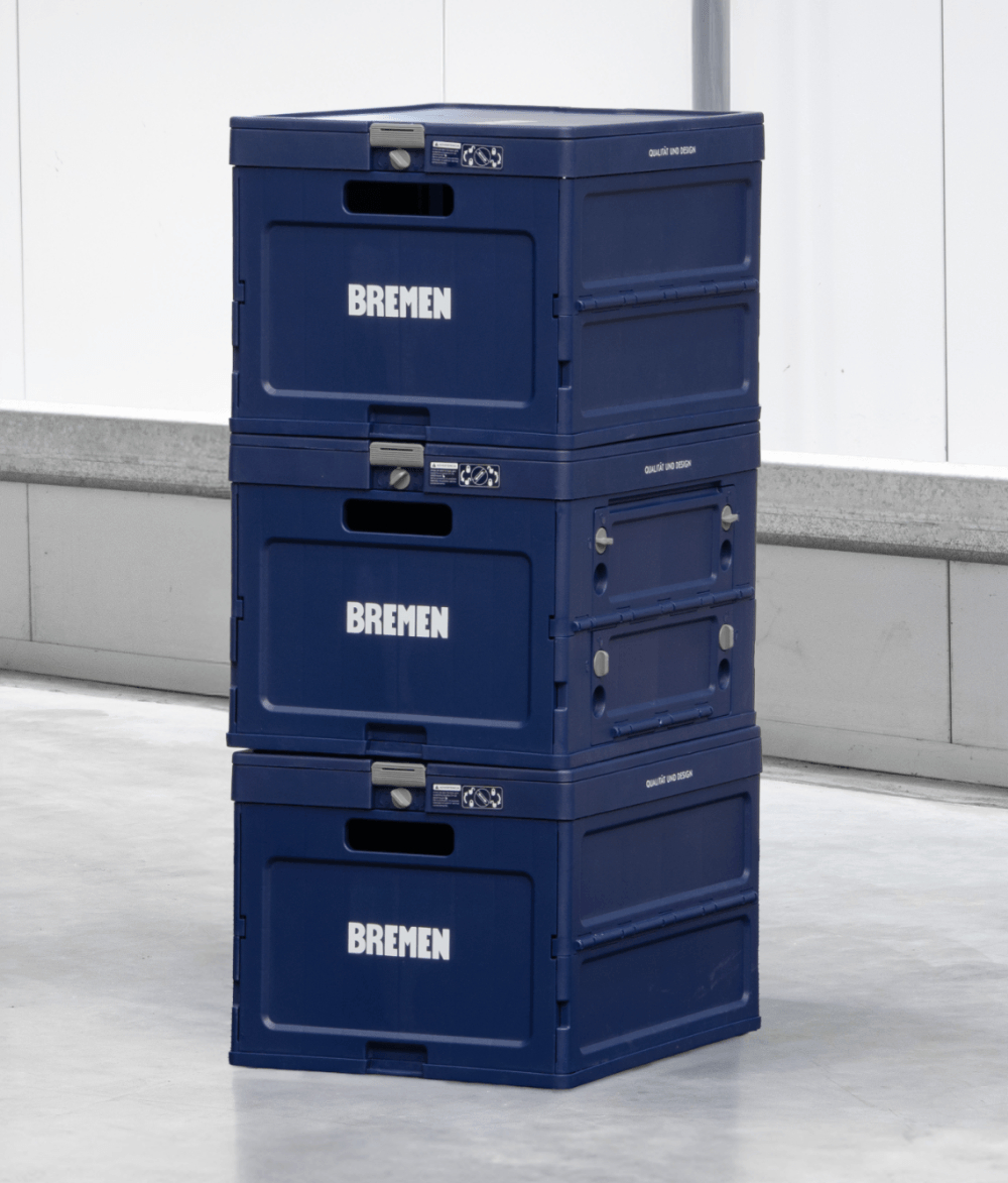 Cajon Plegable Con Tapa 20kg/47l Bremen 8636 Apilable - Imagen 7