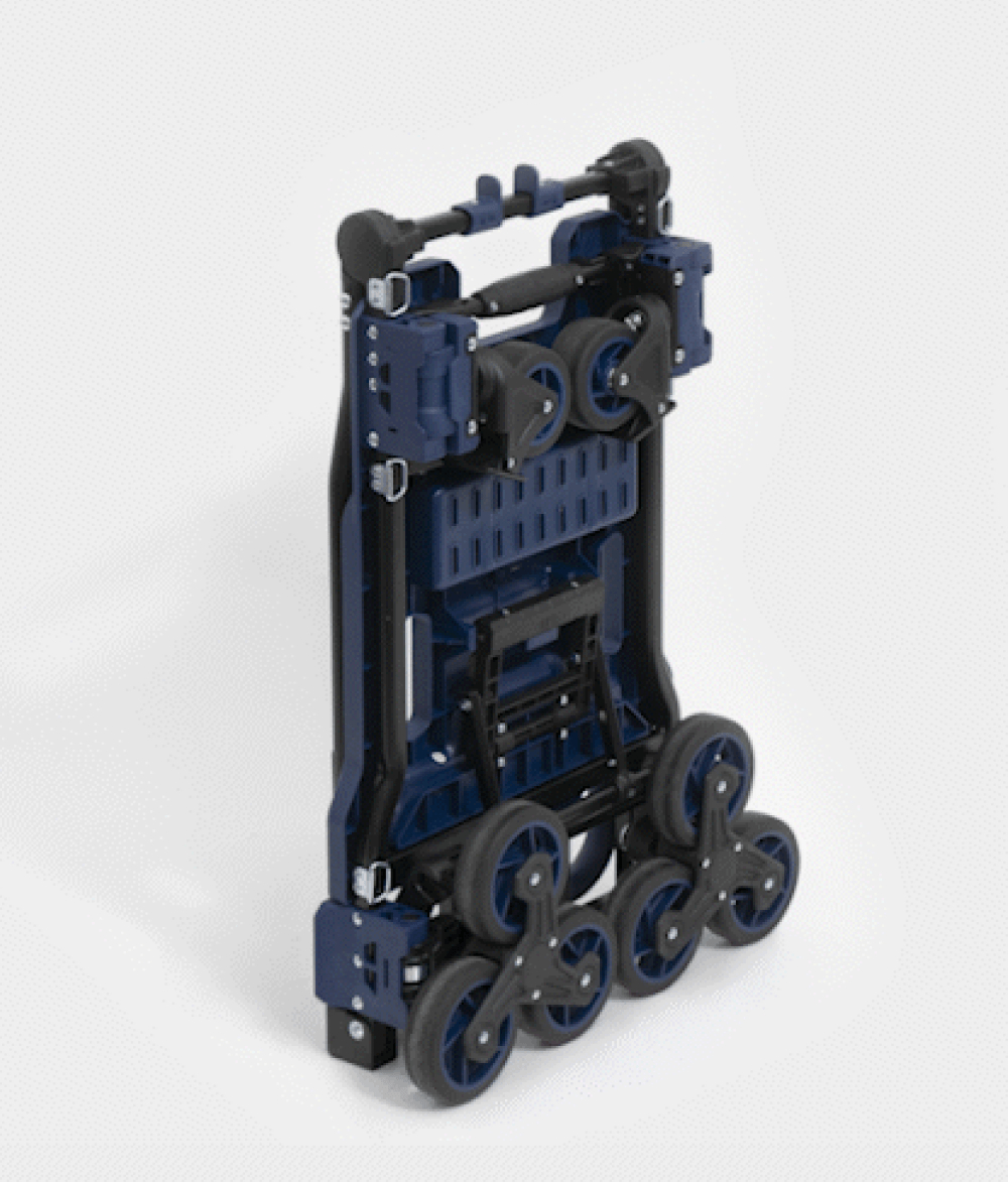 Carro Plegable Carga Horizontal Vertical 150kg Bremen 8640 - Imagen 5