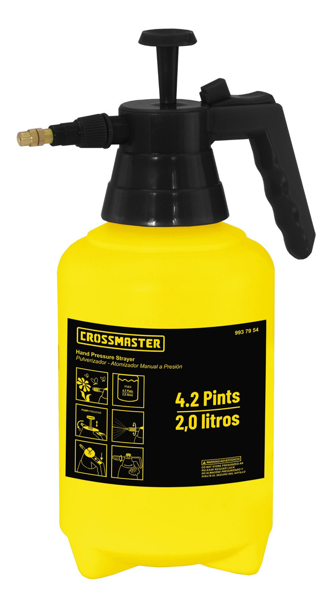 Pulverizador Atomizador Manual A Presión 2 Lt Crossmaster - Imagen 2