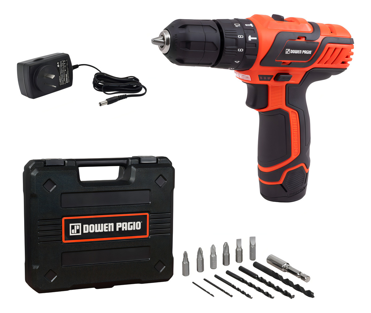 Taladro Percutor Inalámbrico De 10mm Dowen Pagio 9992983