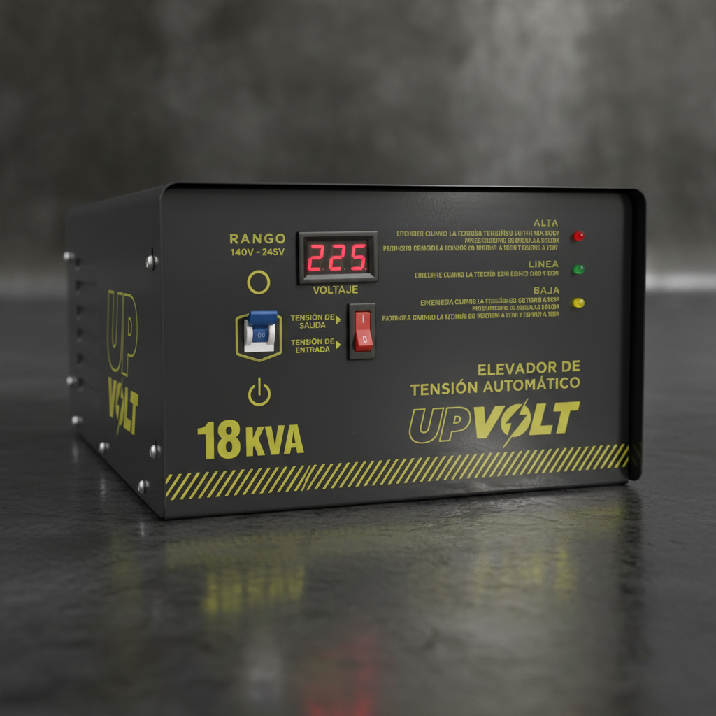 Elevador De Tension Up Volt 18kva 140-245v Estabilizador - Imagen 8
