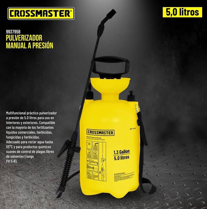 Pulverizador Manual 5 L Crossmaster 9937958 Jardineria - Imagen 6