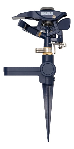 Aspersor Regador Metalico Riego Jardin C/pinche Bremen 8698