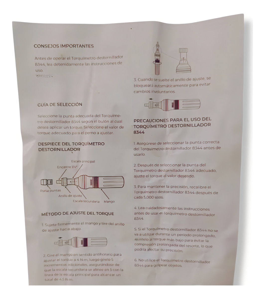 Kit 24 Pzs Destornillador Torquimetro Zafe Bremen 1/4 1-6nm - Imagen 3