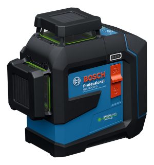 Nivel Láser De Líneas Verdes Bosch Gll 80-33 G 3x360o