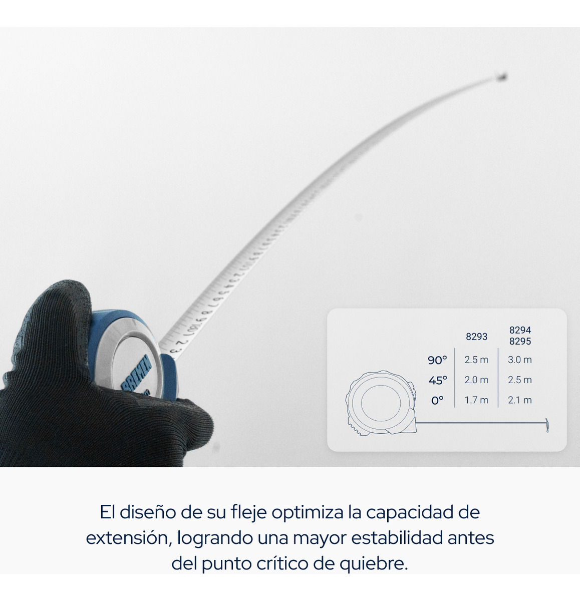 Cinta Metrica Autofrenante Bremen 5 Metro Doble Lectura 8294 - Imagen 7