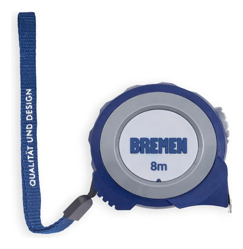 Cinta Métrica Autofrenante 8 Mts Bremen 8295 Doble Lectura