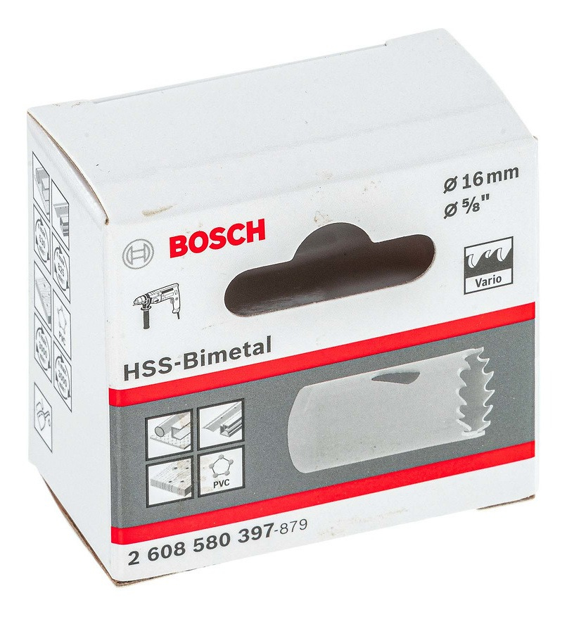 Sierra Copa Bosch Bimetalica Hss 16 Mm - Imagen 2